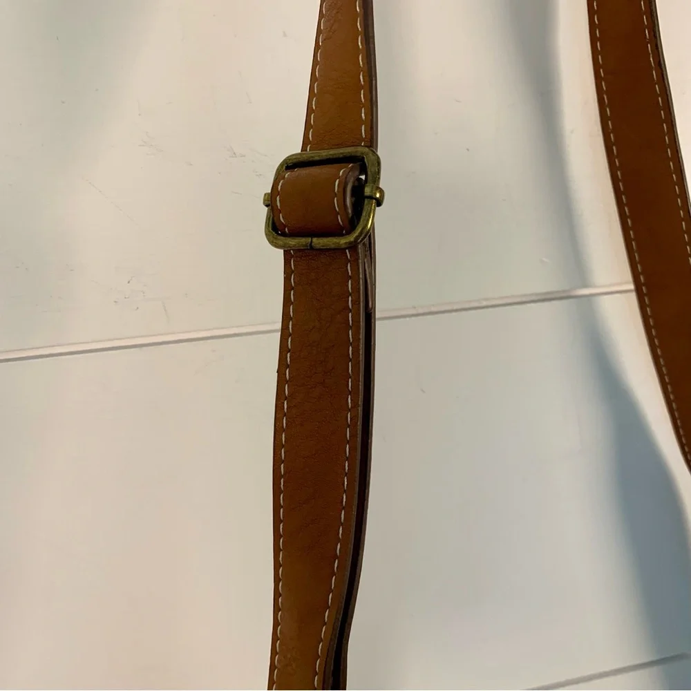 NWT B.O.C. Born of‎ Concept Brown & Peach Crossbody Shoulder Bag Purse Spring